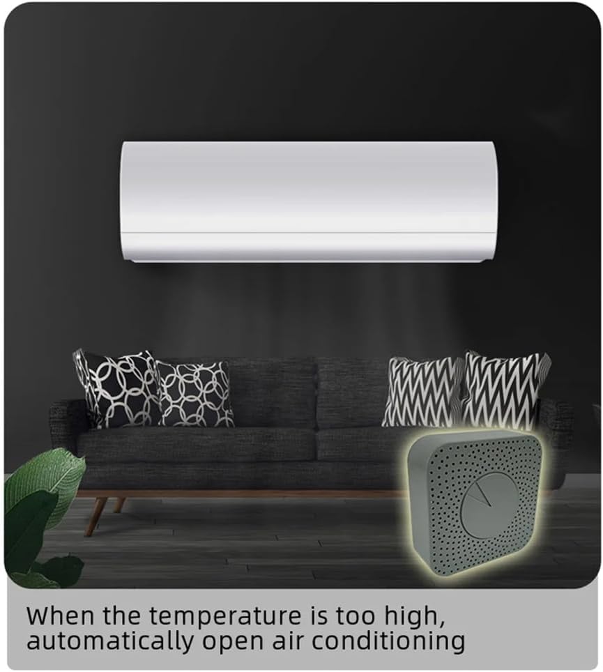 Tuya ZigBee Intelligenter Luftqualitätsmonitor 5-in-1 Air Housekeeper HCHO/CO2/VOC/Temperatur/Feuchtigkeitsdetektor Unterstützt Fern-App-Steuerung Alarmfunktion Kompatibel mit Home für – Bild 8