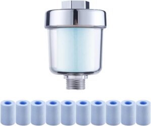 Duschfilter mit 10 austauschbaren F...