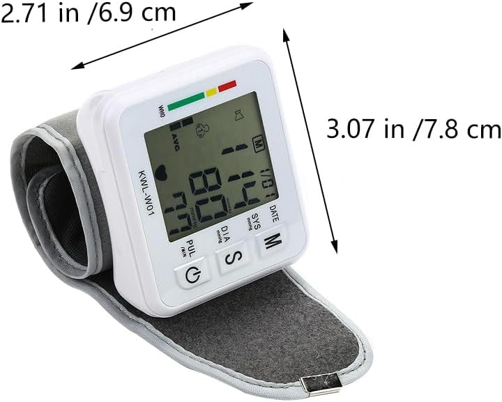 Beavorty Handgelenk-Blutdruckmessgerät für zu Hause, digitale, präzise Messung, leicht und langlebig, automatische Druckanzeige, geeignet für Erwachsene und Kinder