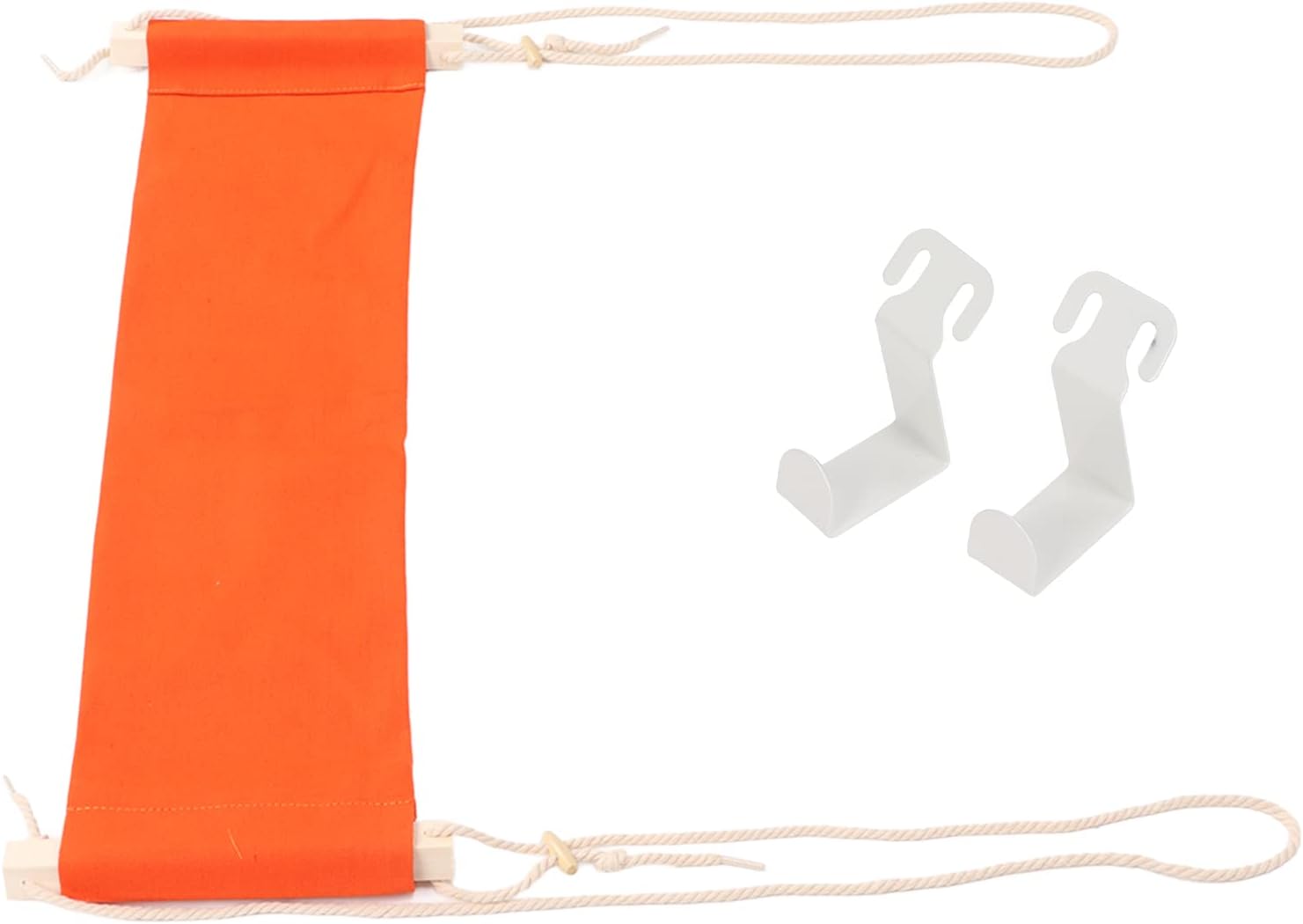 Fußhängematte unter dem Schreibtisch, verstellbare Büro-Fußstütze, Atemmassage-Fußmatte, tragbar und sofort einbaufertig, bequeme Fußstütze mit Schaukel für Heim- und Büroarbeit (Orange) – Bild 4