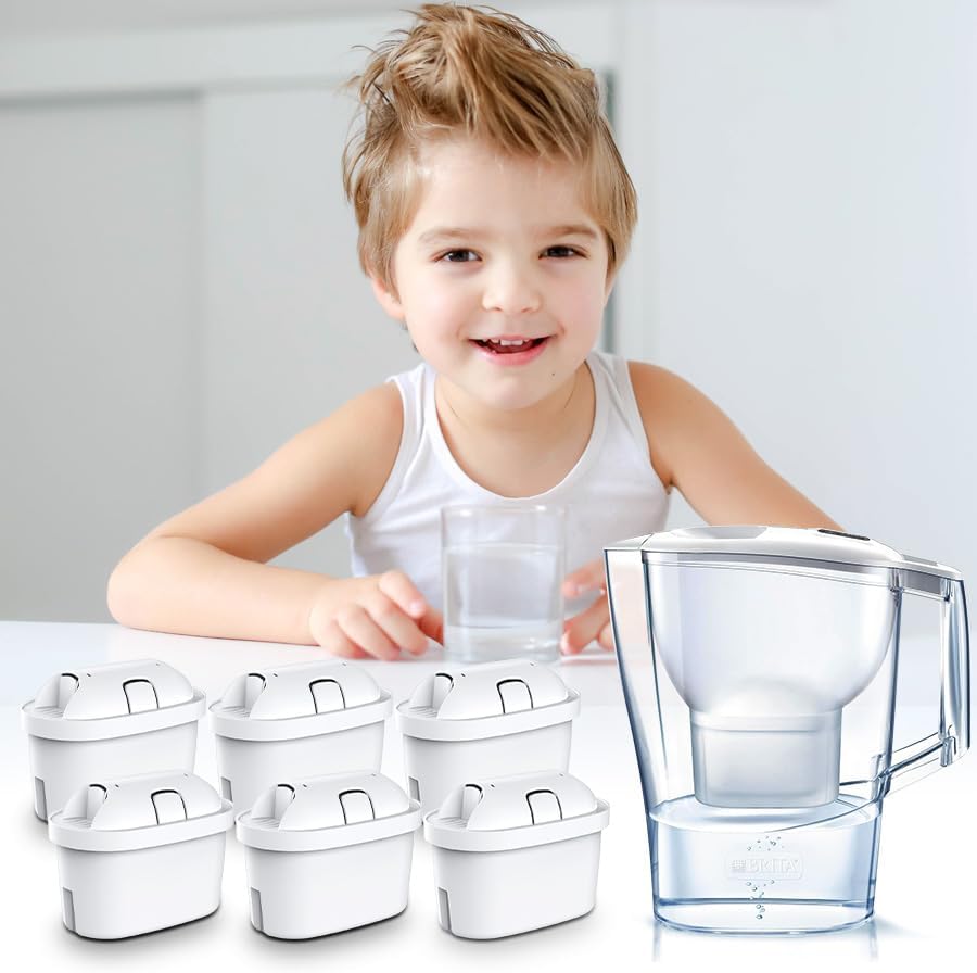 Kompatible Wasserfilterkartuschen, Ersatzfilter für Wasserfilterkannen, 6 Stück – Bild 6