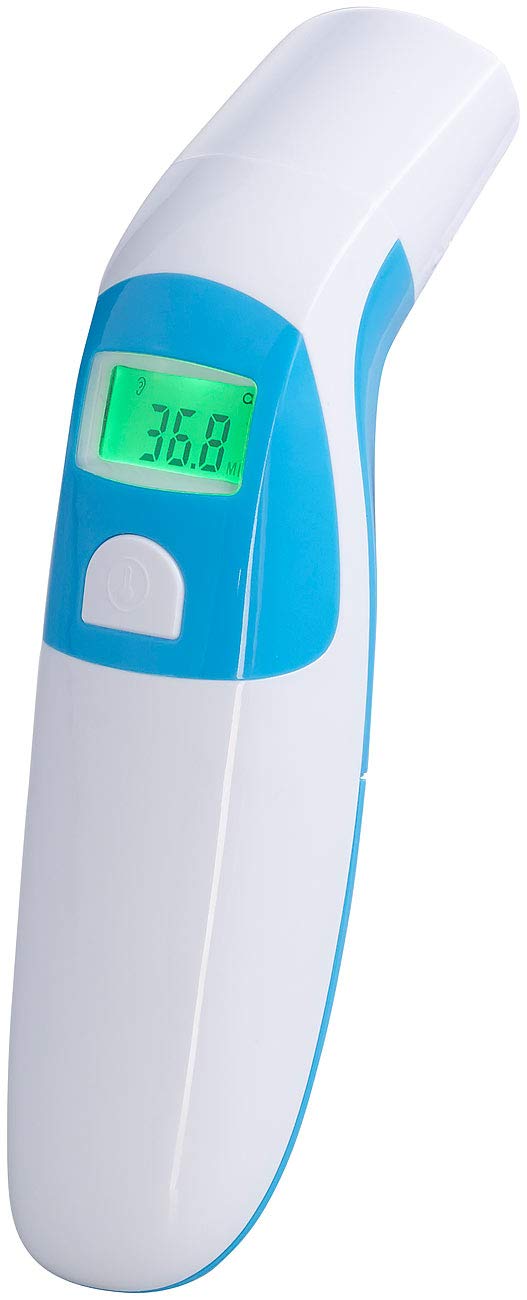 newgen medicals Fieberthermometer: Medizinisches 3-in-1-Infrarot-Thermometer für Ohr, Stirn und Luft (Fieberthermometer Stirn, Infrarot, Baby Kinder) – Bild 5