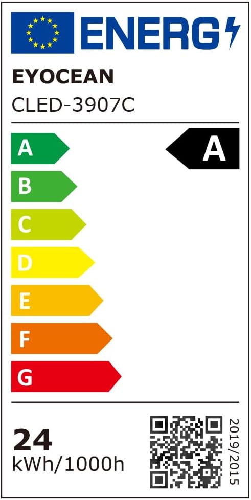 EYOCEAN LED-Schreibtischlampe mit Gestensteuerung und Fernbedienung, 24 W 80 cm klemmbare dimmbare Monitorlampe, Tageslichtlampe für Arbeiter im Büro, Leser, Architekten, Schneider – Bild 10