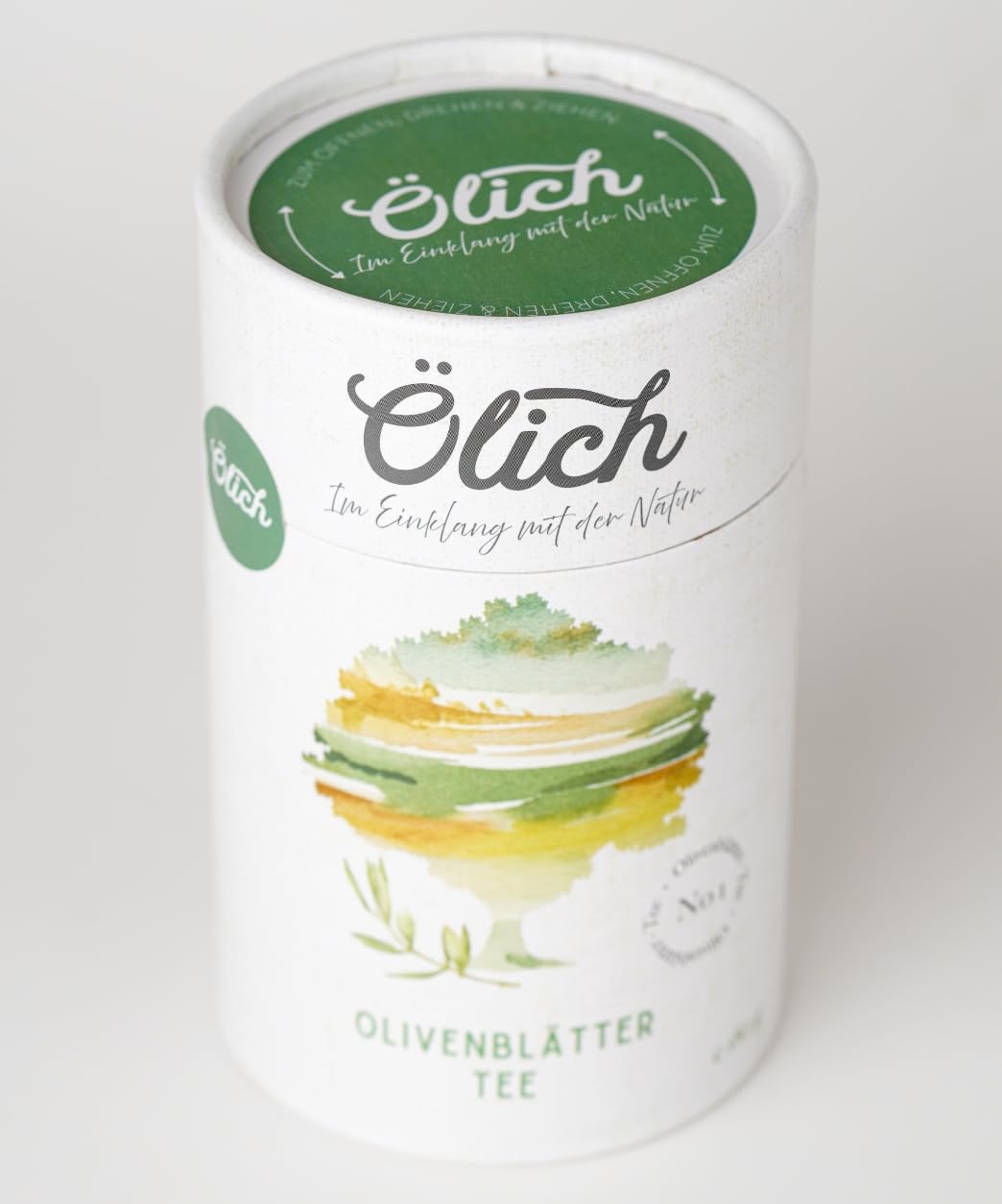 Ölisch Premium Olivenblättertee I Olivenblättertee ohne Koffein, reich an Antioxidantien I Olivenblätter aus eigenem Anbau, mildes Aroma, 180 g – Bild 5