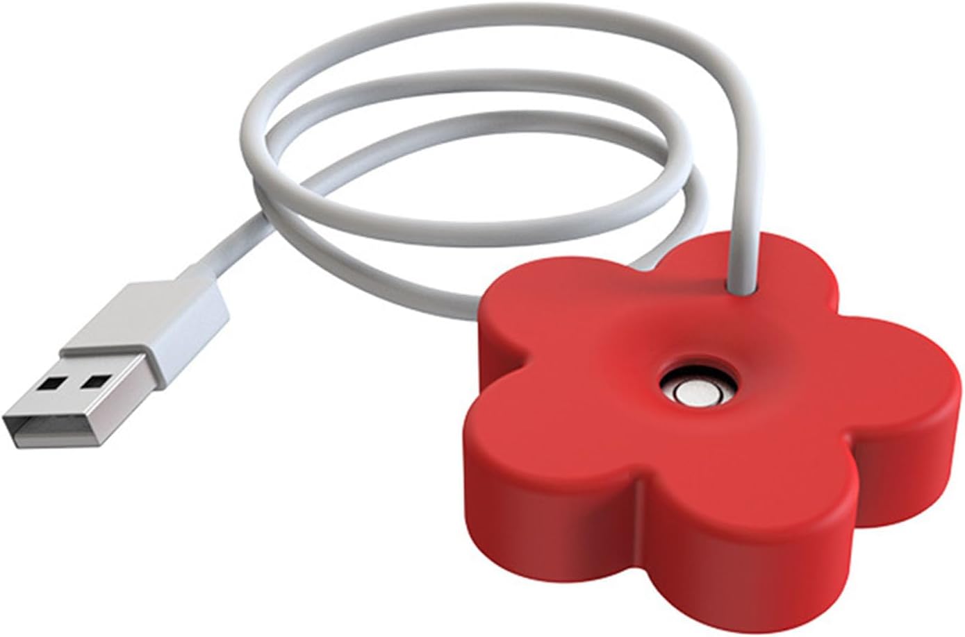 Tnfeeon Mini-Luftbefeuchter, USB, tragbar, Ultraschall-Zerstäuber, Luftbefeuchter, 8-Stunden-Timer für Schlafzimmer und Büros (rot) – Bild 5