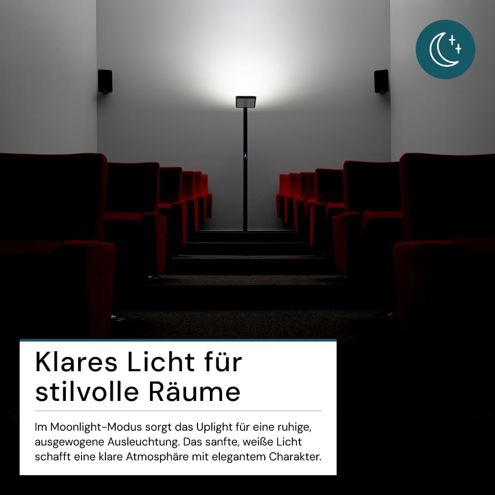 LUXULA LED-Büro-Stehleuchte, dimmbar, CRI>98 Vollspektrum, UGR – Bild 6