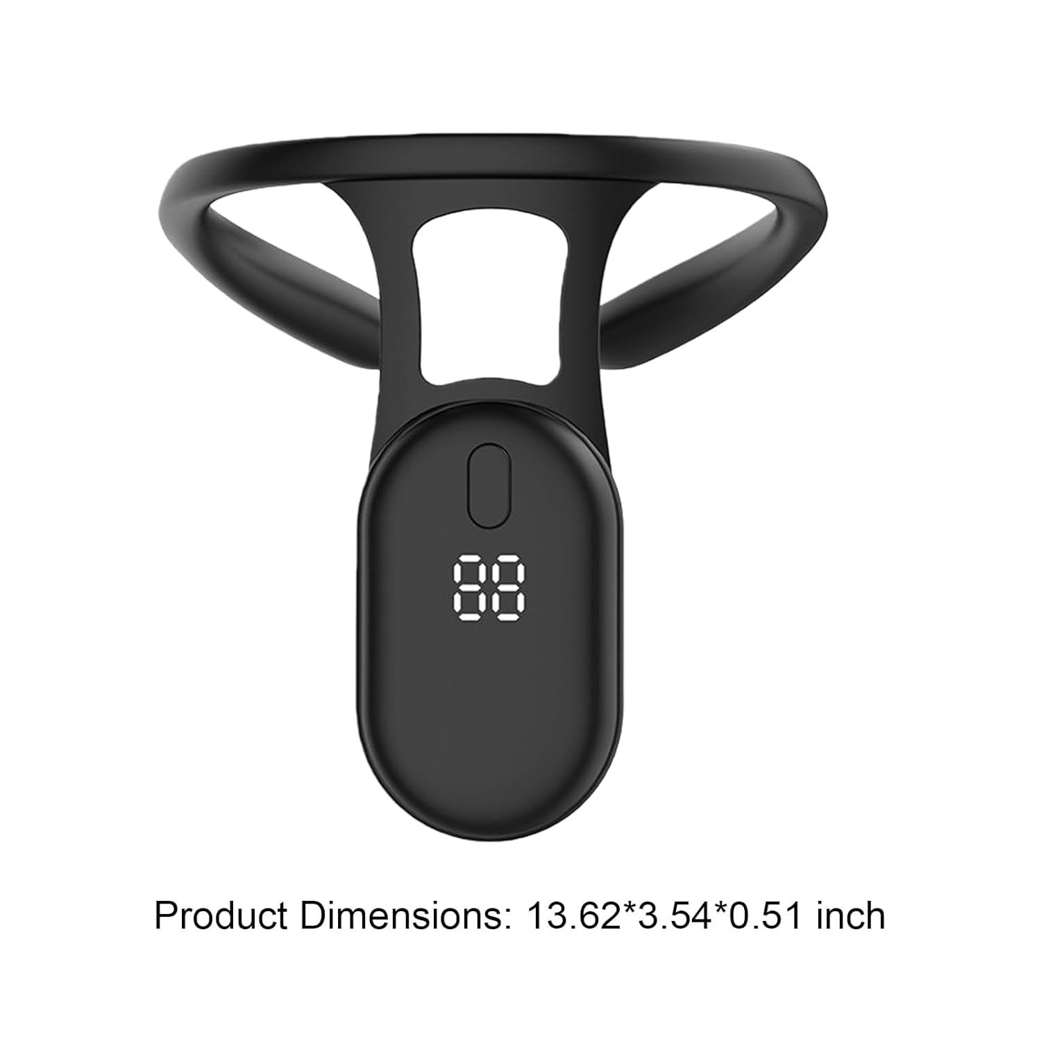 Intelligenter Haltungstrainer mit intelligenter Vibrationserinnerung für Männer und Frauen (schwarz) – Bild 2