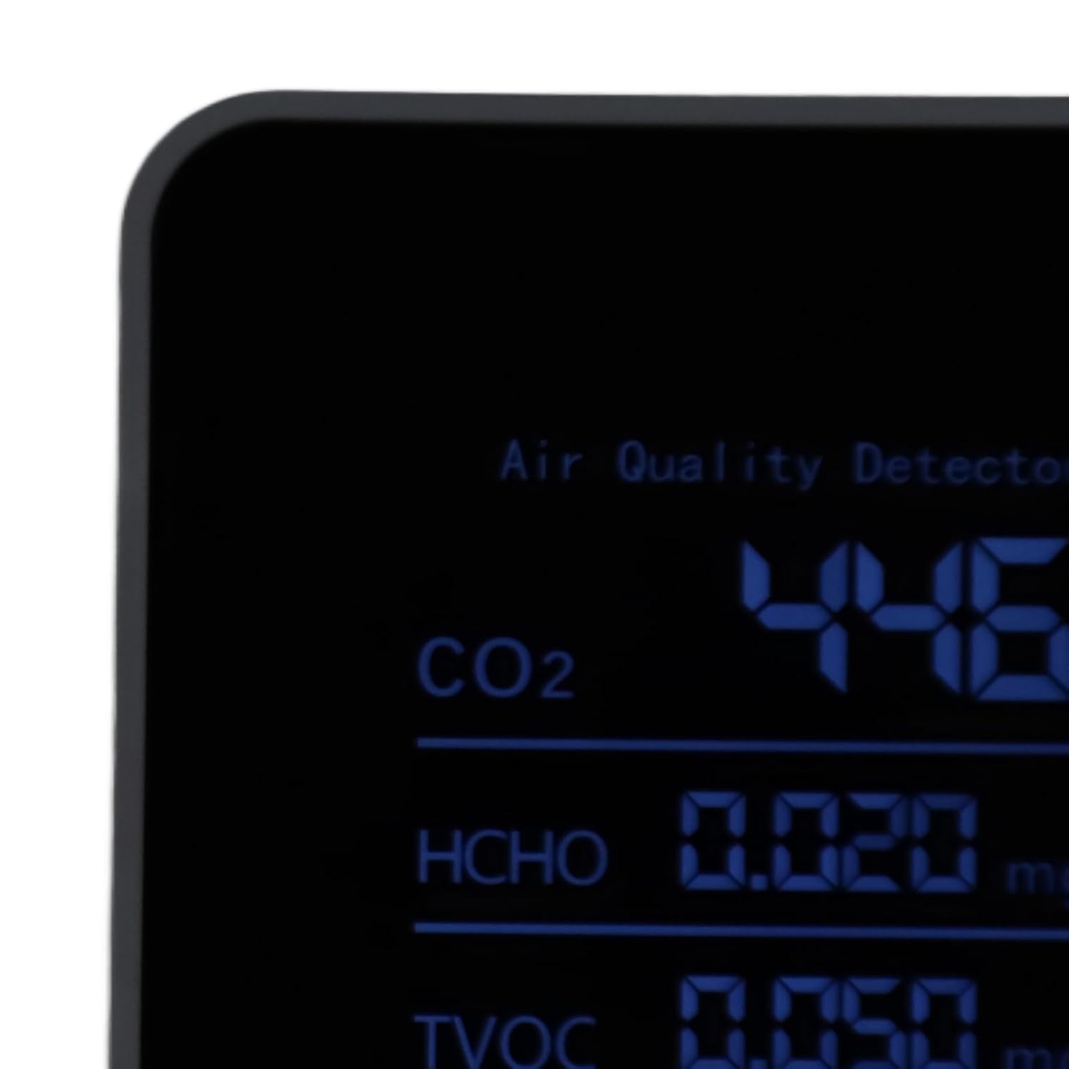 Luftqualitätsmonitor, 5-in-1-Messgerät, CO2-Detektor, Monitor, Echtzeit-Kohlendioxid-Erkennung, HCHO TVOC Temp Humi ABS, für Zuhause, Büro, Klassenzimmer, 8,9 x 3,6 x 7,1 cm – Bild 8