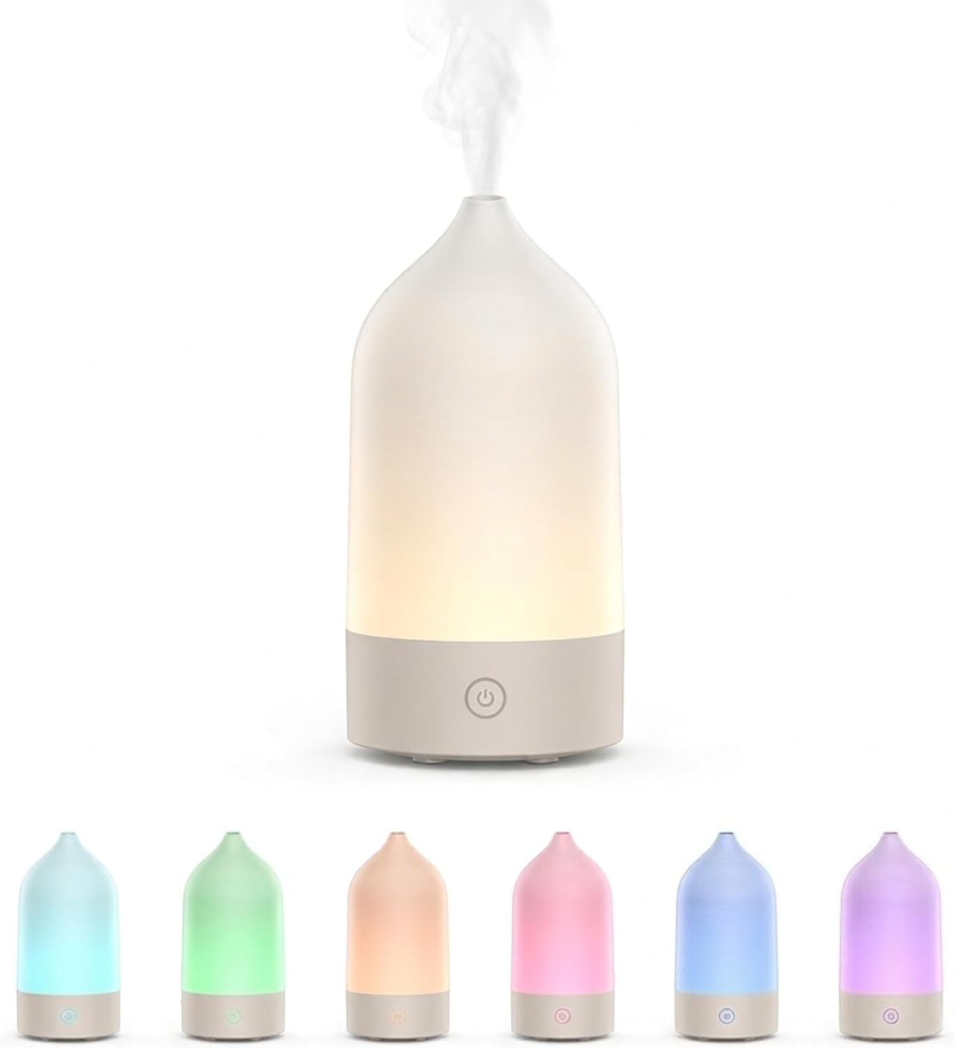 Duftöl-Diffusor mit automatischer Abschaltfunktion, 7-farbige LED-Lichter,120 ml,Ultraschall-Aromatherapie und Luftbefeuchter für Entspannung und Wellness