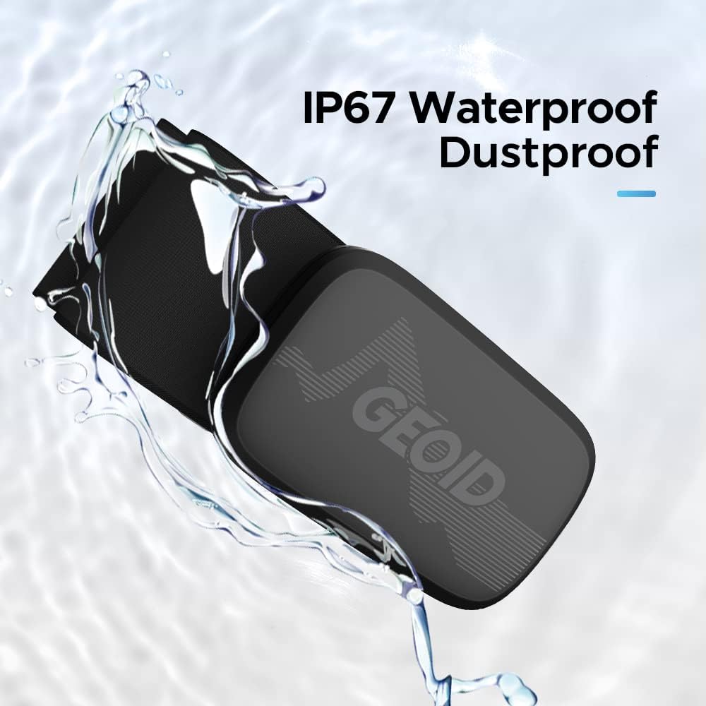 GEOID HS500 Herzfrequenzmesser Brustgurt Herzfrequenzmesser Brustgurt Bluetooth 4.2/ANT+ Herzfrequenzsensor Wasserdicht IP67 – Bild 7