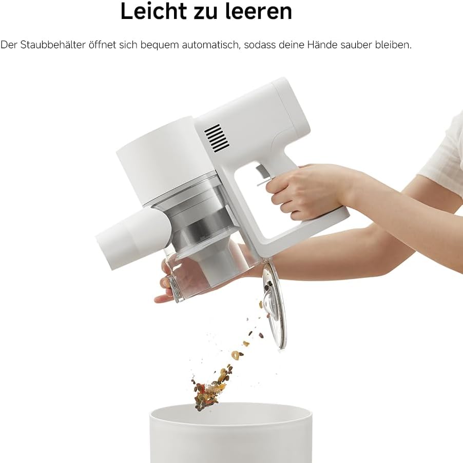 XIAOMI G20 Akku-Staubsauger, 25 kPa/150 AW Saugleistung, bis zu 60 Minuten Laufzeit, 99,9 % Filterleistung, Bodensuchscheinwerfer, Akku-Staubsauger für Hartböden, Teppiche und Tierhaare – Bild 13
