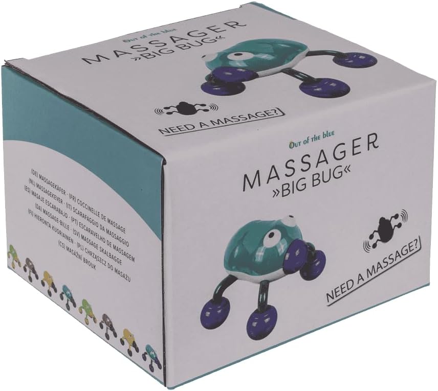 Out of the Blue Massagegerät – verschiedene Farben, batteriebetrieben für wohltuende Entspannung jederzeit und überall, perfekt für Zuhause oder auf Reisen – Bild 3