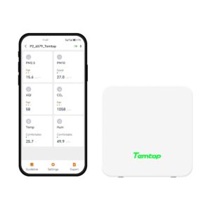 Temtop Luftqualitätsmonitor P2 –...