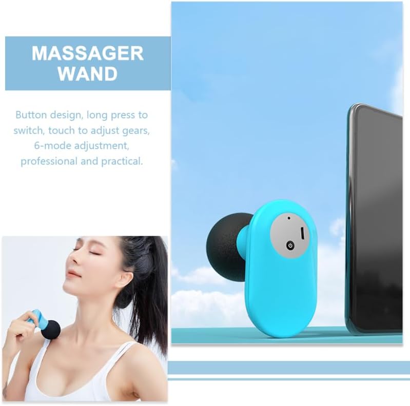 FOMIYES Elektrisches Fasziengreifer-Massagegerät, Tiefenmassage, Sport-Muskelmassagegerät, Massagepistole, Mini-Massagegerät, elektrisches Muskelmassagegerät, kleines Taschenmassagegerät – Bild 4
