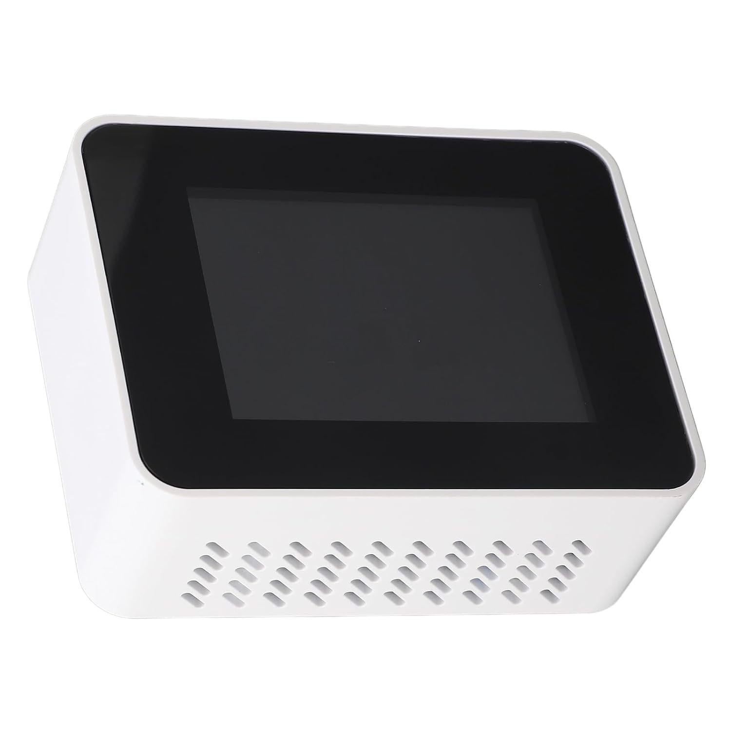 Luftqualitätsmonitor, 5-in-1-Messgerät, CO2-Detektor, Monitor, Echtzeit-Kohlendioxid-Erkennung, HCHO TVOC Temp Humi ABS, für Zuhause, Büro, Klassenzimmer, 8,9 x 3,6 x 7,1 cm
