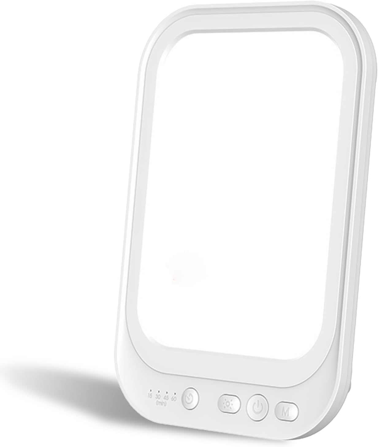 Sporgo Tageslichtlampe 10000 Lux: Lichttherapielampe Tageslicht mit einstellbarer Lichtfarben-Helligkeit, UV-freie Vollspektrumlampe mit 4 Timer-Einstellungen, LED-Sonnenlichtlampe mit Touch-Steuerung