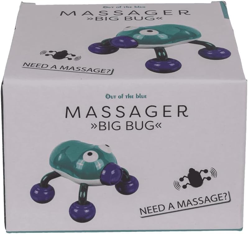 Out of the Blue Massagegerät – verschiedene Farben, batteriebetrieben für wohltuende Entspannung jederzeit und überall, perfekt für Zuhause oder auf Reisen – Bild 4