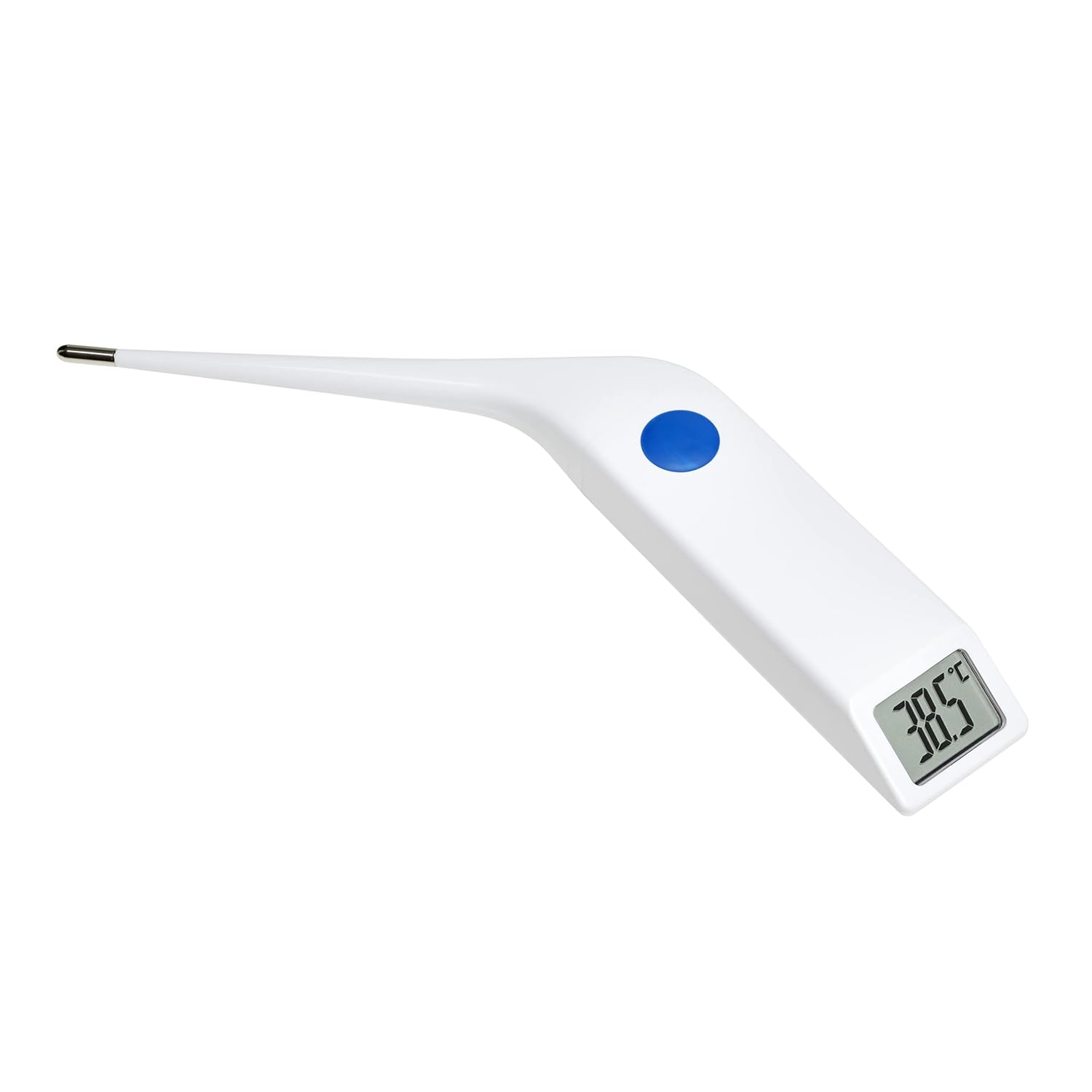 TFA Dostmann VET 112 Digitales Veterinärthermometer zur Fiebermessung bei Großtieren, IP67 wasserdicht, mit Messspeicher, weiß – Bild 2