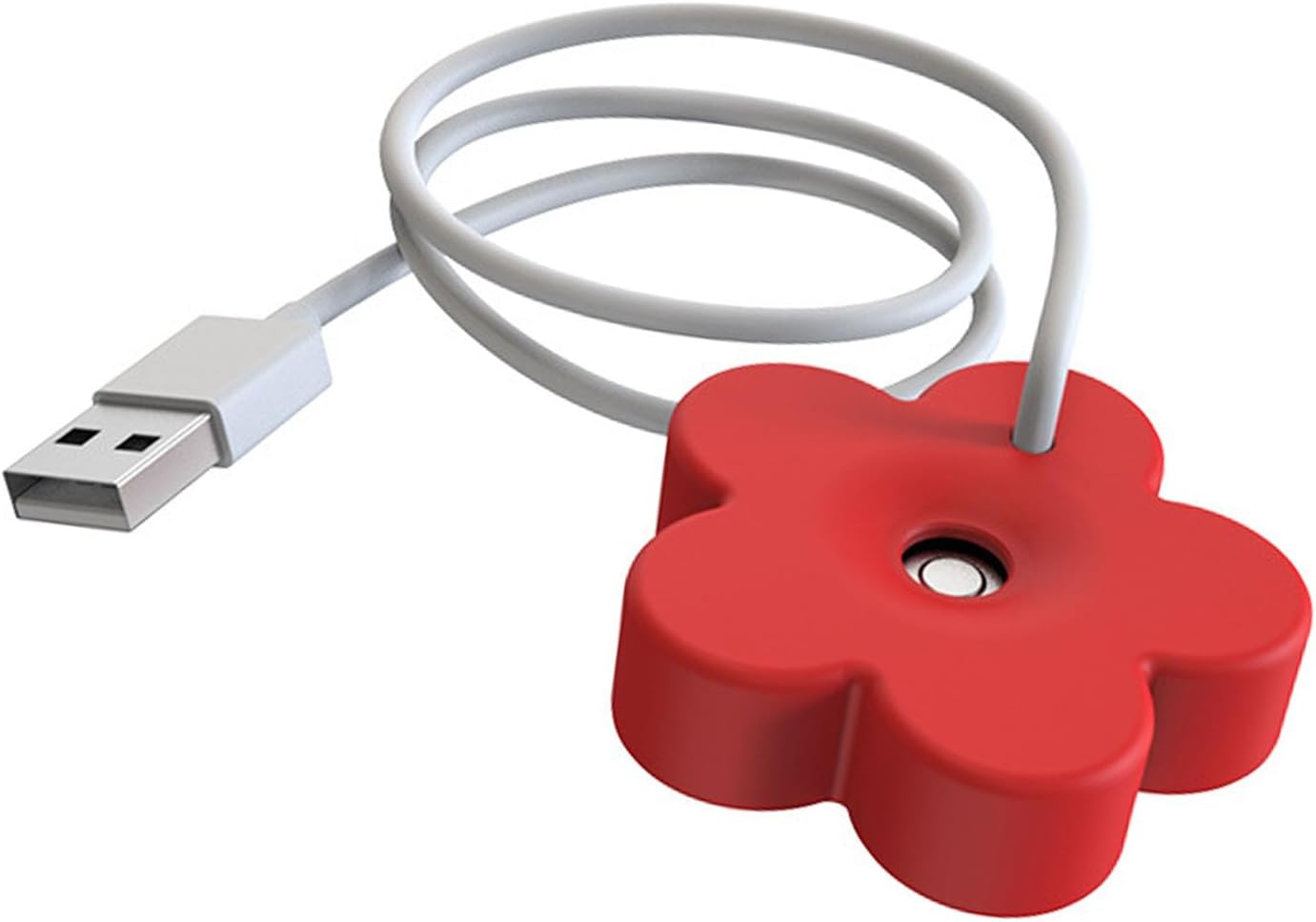Tnfeeon Mini-Luftbefeuchter, USB, tragbar, Ultraschall-Zerstäuber, Luftbefeuchter, 8-Stunden-Timer für Schlafzimmer und Büros (rot) – Bild 2