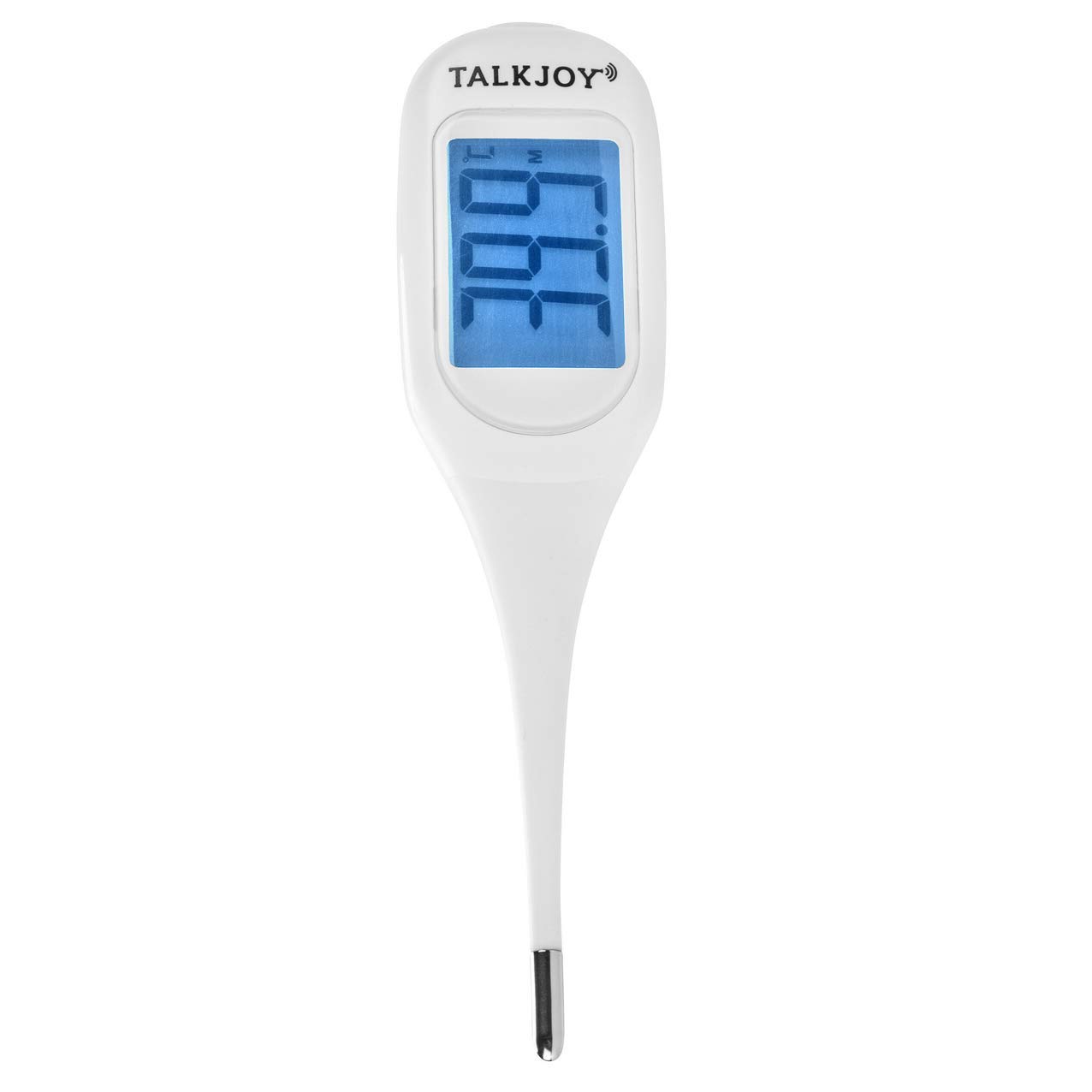 Sprechendes Fieberthermometer, Thermometer mit Sprachausgabe, Temperaturanzeige, ideal für Blinde, Sehbehinderte und Senioren, digitales Fiebermessgerät mit flexibler Spitze – Bild 6