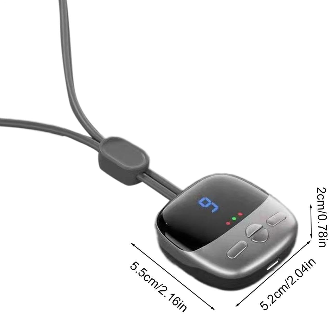 Elektrisches Nackenmassagegerät - Entspannungsgerät für Heizung 5,5 cm - Drei-Modi Impulsinstrument | Tiefenmuskeleinheit für die Nackenmassage – Bild 7