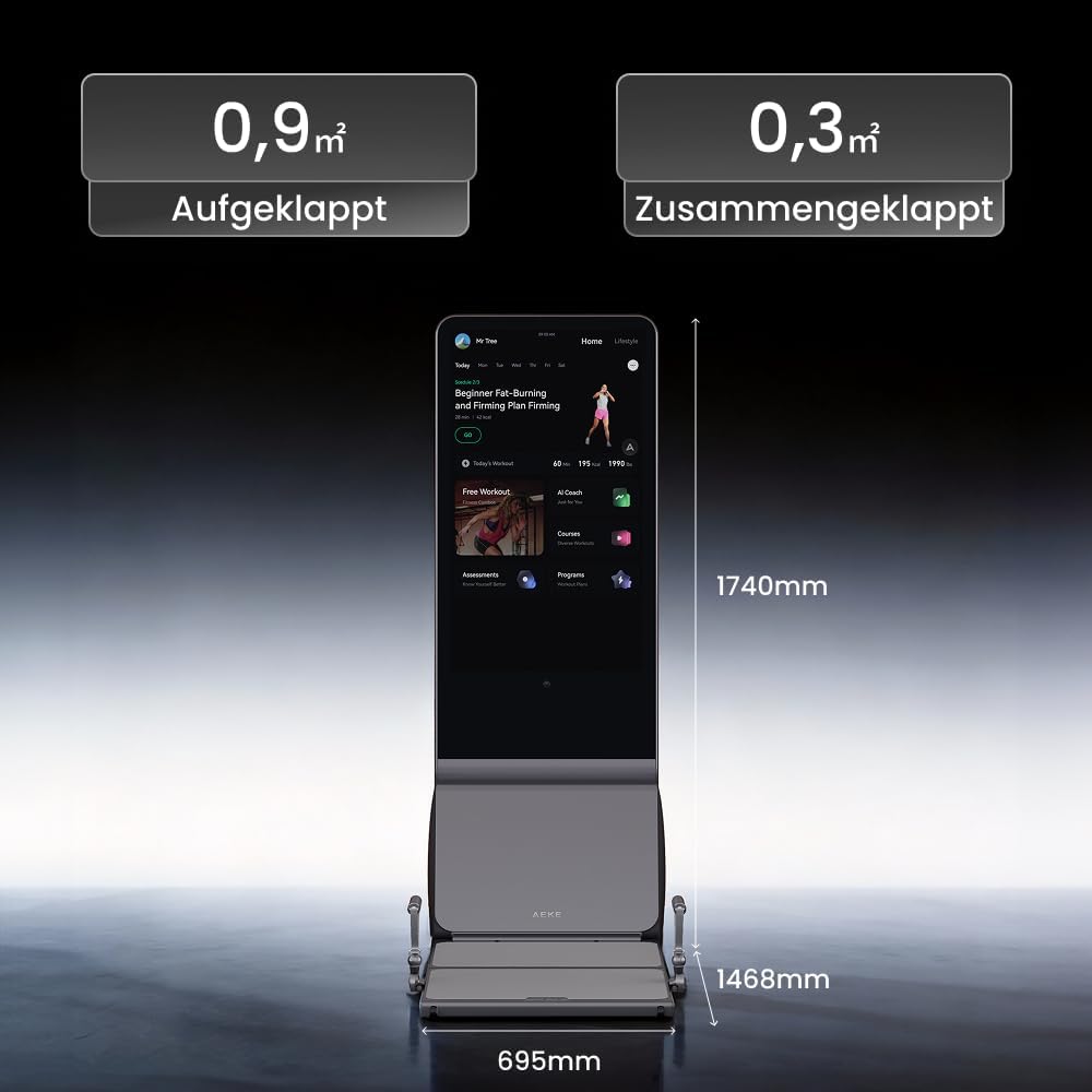 AEKE Smart Home Gym System – Fitnessspiegel K1: KI-gestütztes All-in-One-Fitnessgerät für Ganzkörper-Krafttraining und personalisierte Workouts – Bild 5