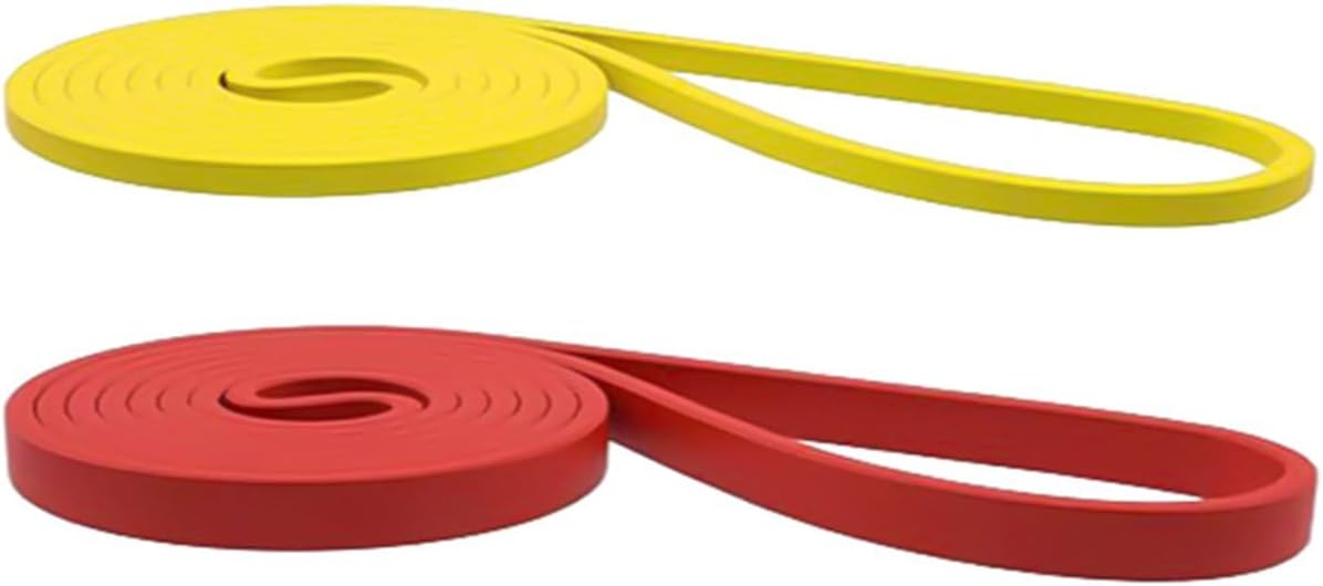 2 Stücke Widerstandsband, 5-35lb 100% Latex Widerstandsband, Einzelpack Gymnastikband, Widerstandsband, Krafttraining, Fitnessband, Gummiband Sport für Reha-Übungen, Yoga, Pilates, Krafttraining – Bild 8
