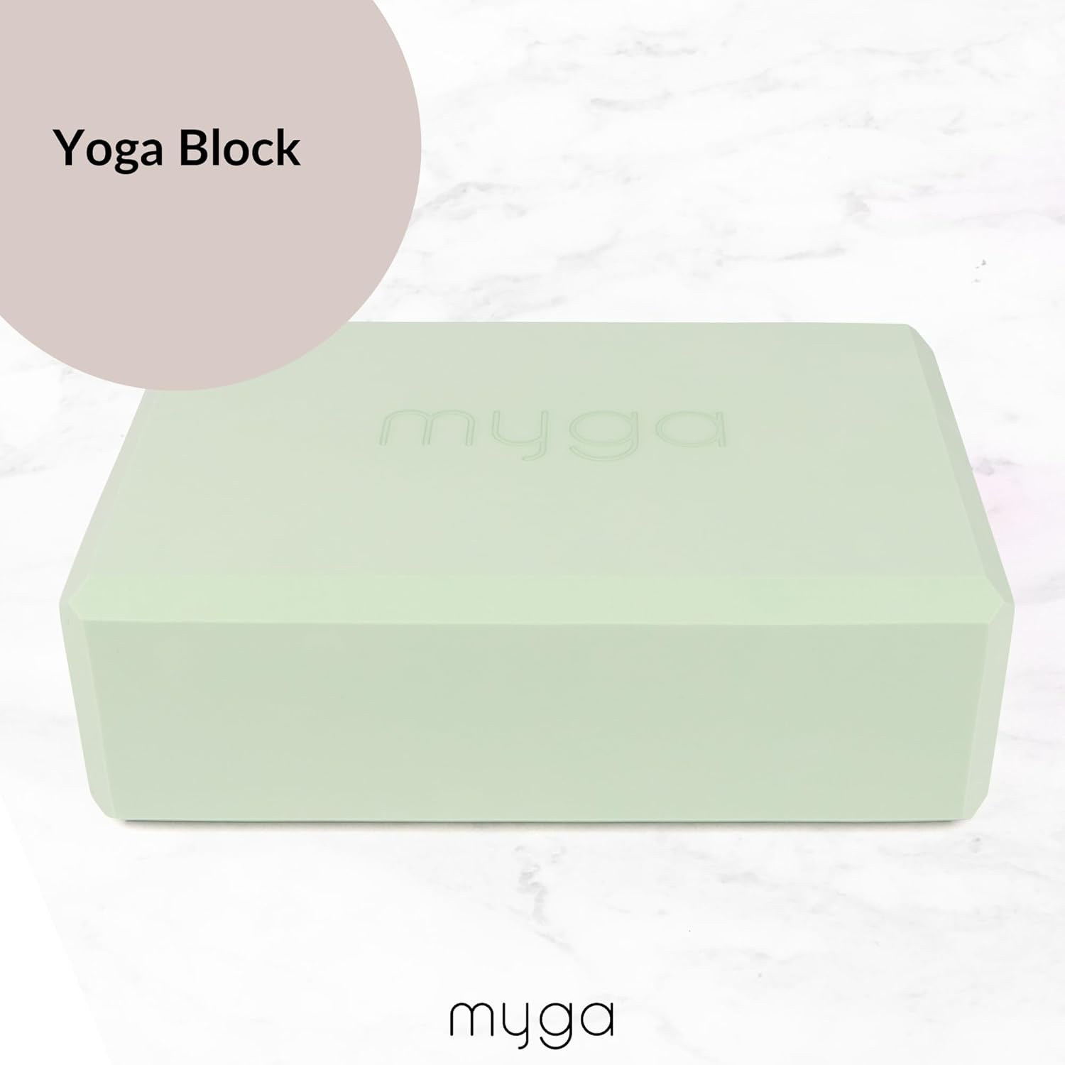 Myga Yoga Starter Kit, Komplettset mit Yogamatte, Yogablock & Gurt, rutschfest & unterstützend, ideal für Anfänger & Zuhause sowie auf Reisen, verschiedene Druckdesigns – Bild 6