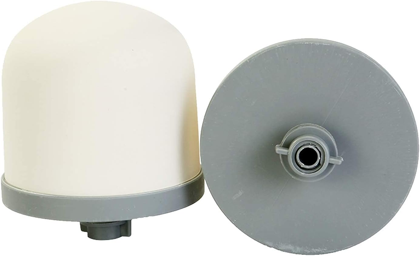 HUINING Keramikkuppel-Wasserfilter, Ersatzfilter für Wasservorfiltereinheit, Filtermedien-Ersatz 0,15 bis 0,5 Mikron für Haushalts-Wassereimer, Filtersystem, Wasserkrug (4 Stück) – Bild 5