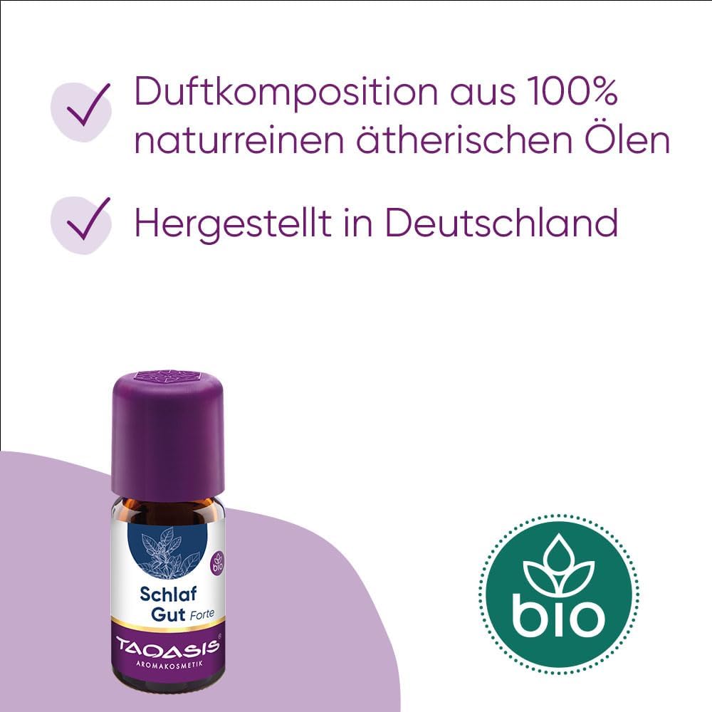 Sleep Good Forte Duftkomposition 5 ml. Intensives Aromatherapieöl mit Lavendel, Neroli und Orange. 100 % natürliche ätherische Öle für Entspannung und Schlaf – Bild 3