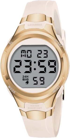 Timever Damenuhr mit Silikonarmband...