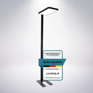 LUXULA LED-Büro-Stehleuchte, dimmb...