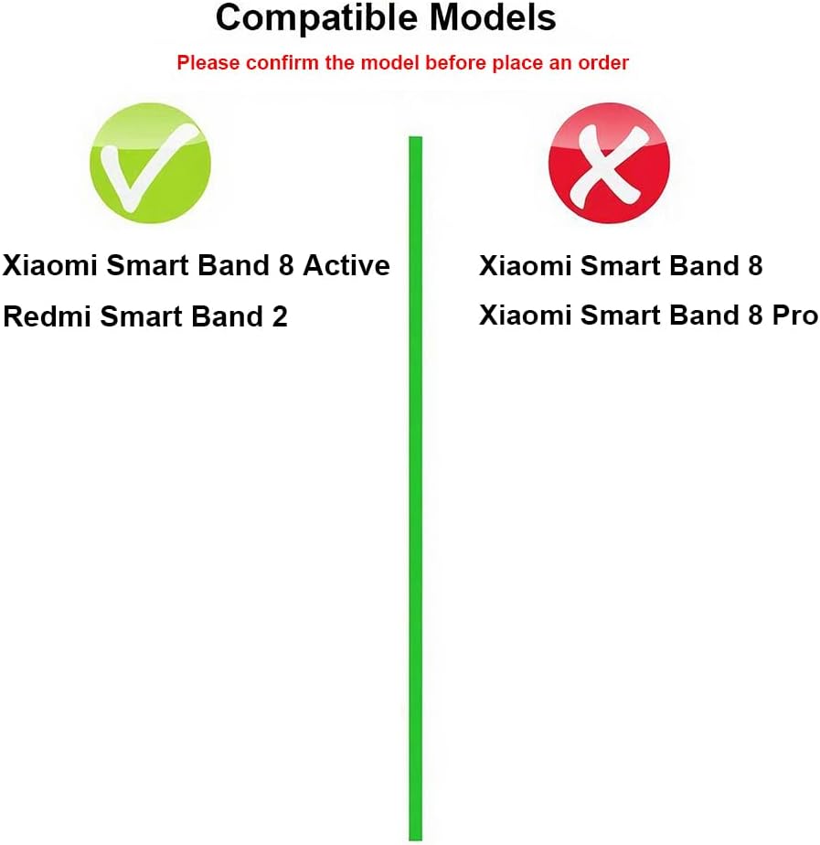 FYISWHO Atmungsaktives Sportarmband für Xiaomi Smart Band 8 Active, Nylon-Armbänder, Uhrenarmband, Ersatzarmband für Redmi Smart Band 2 – Bild 2
