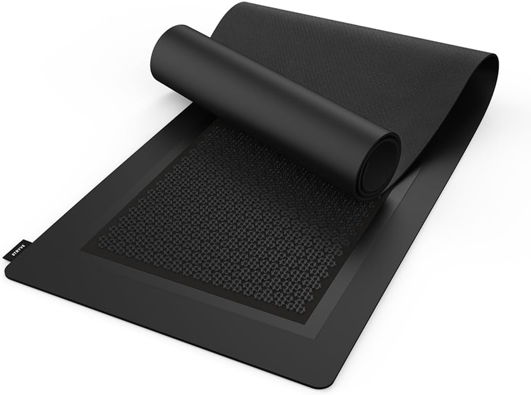 STRYVE Akupressurmatte Erholungsmatte 181 x 61 cm – Wohltuende Massagematte für eine bessere Durchblutung mit 6.800 Akupressurtipps – Gegen Schmerzen & Verspannungen