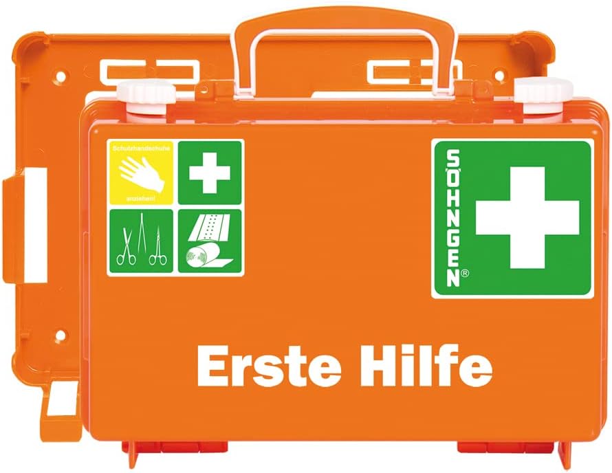 Erste-Hilfe-Koffer DIN 13157 Söhngen 260 x 170 x 110 mm ABS schlagfest