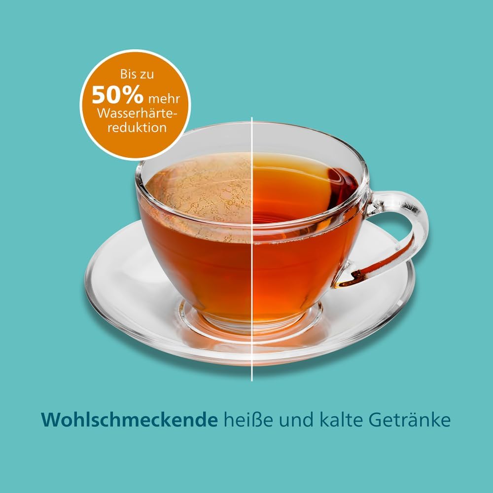 Philips Water Wasserfilter-Kartusche SOFTENING+, 6er-Pack, Brita-kompatibel, BIS ZU 50% WASSERHÄRTE REDUZIERUNG – Bild 4