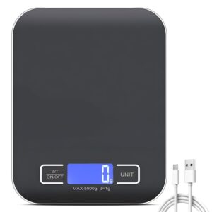Digitale Küchenwaage, 10 kg/1 g, U...
