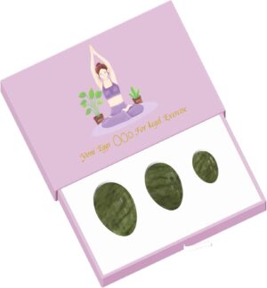 Yoni-Ei-Set für Kegel, ungebohrt, ...