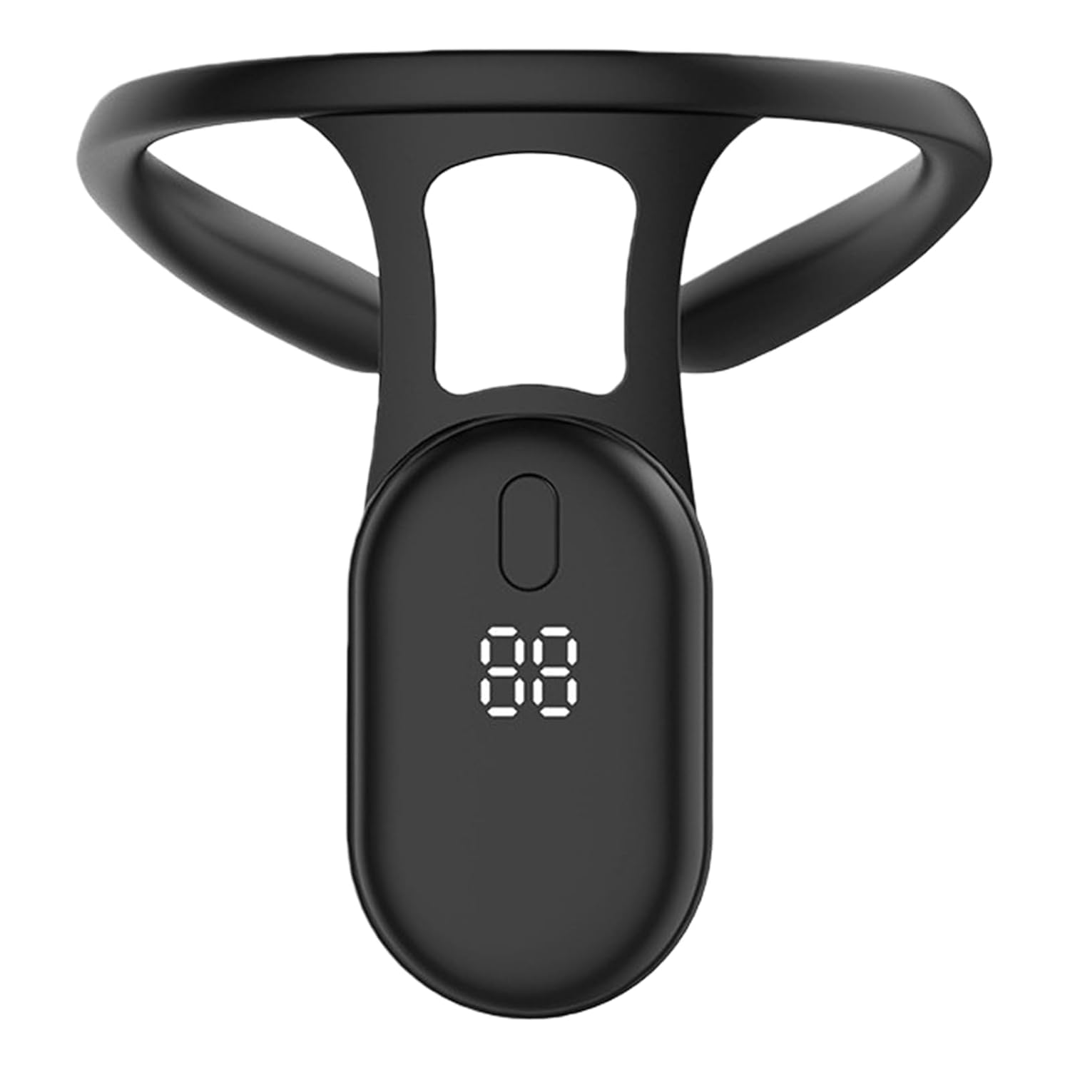 Intelligenter Haltungstrainer mit intelligenter Vibrationserinnerung für Männer und Frauen (schwarz)