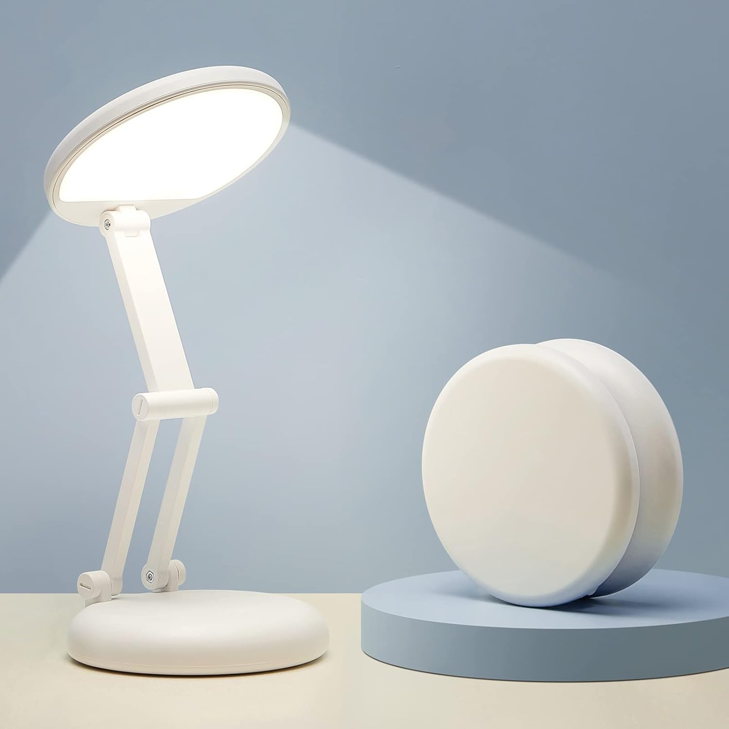 One Fire Tischlampe, kabellos, LED-Akkulampe, Schreibtischlampe, faltbar und tragbar, 9 Helligkeitsstufen, LED-Schreibtischlampe