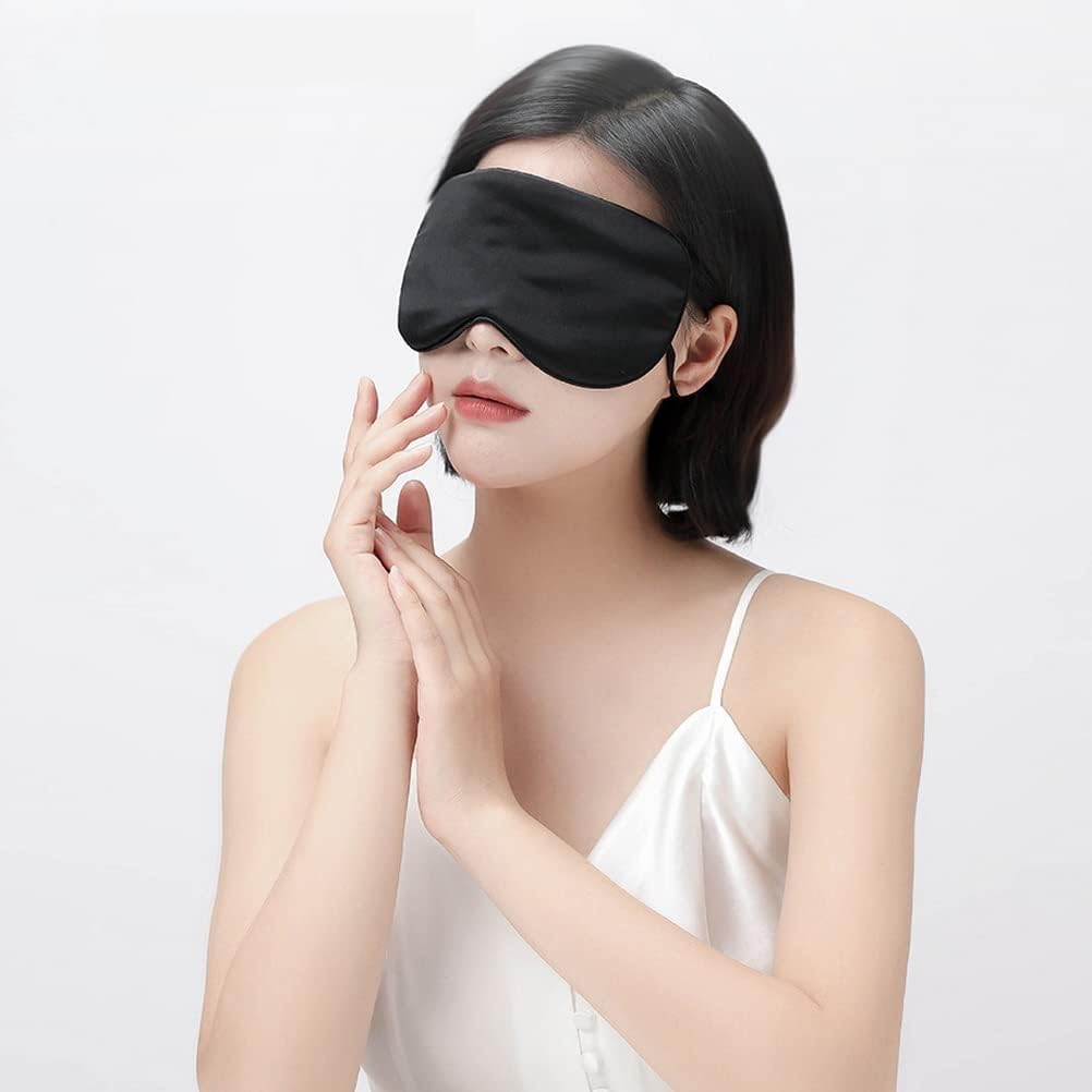 24 Stück Schlafmasken für Seitenschläfer, ultraweiche Augenmaske, Schlafmasken, lichtblockierende Augenbinde zum Schlafen mit verstellbarem Riemen für Männer, Frauen, Kinder – Bild 5