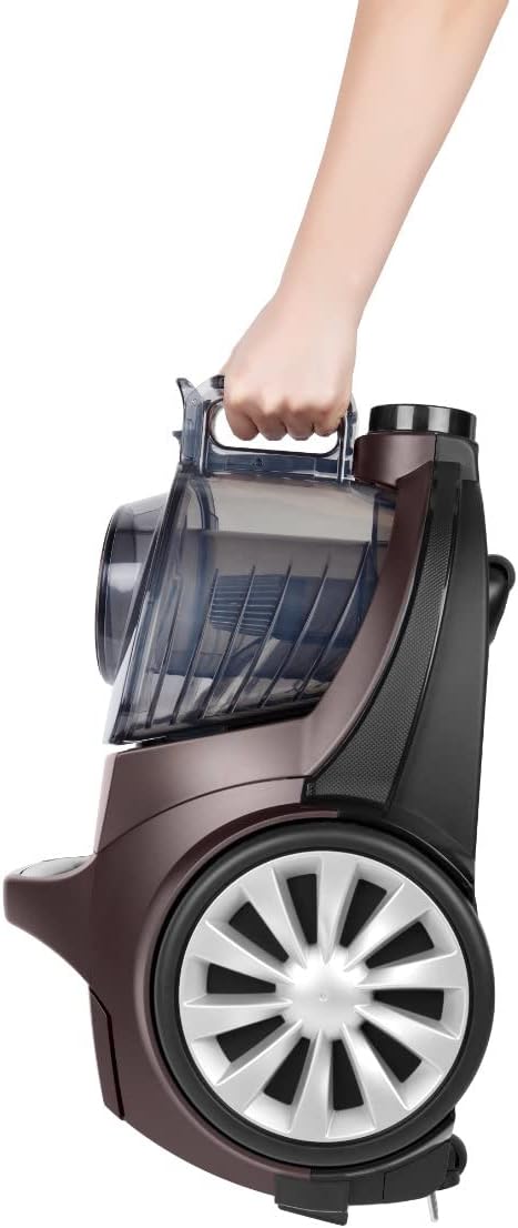 arnica - Beutelloser Staubsauger 750 Watt I 70 dB I 5 Düsen ideal für Tierhaare I 3 Liter I HEPA 13 Filter für Allergiker I Beutelloser Staubsauger klein I Staubsauger I Staubsauger I Staubsauger Tierhaare Braun – Bild 8