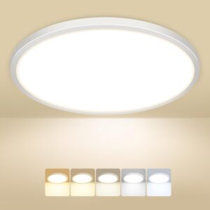 Peasur Deckenleuchte, LED, flach, 5...