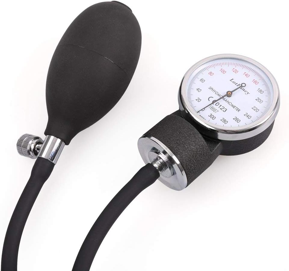 LotFancy Manuelles Blutdruckmessgerät für Kinder, Kinder-RR-Monitor-Handbuch mit Blutdruckmanschette, inklusive Reißverschlussetui, geeignet für Notdienst, Arzt, Praxis (ca. 18 cm – 26 cm) – Bild 3