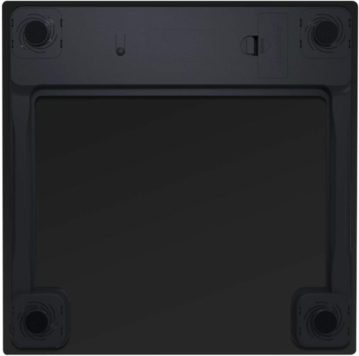 Digitale elektronische Personenwaage, Plattform 28 x 28 cm, Körperwaage Körpergewicht bis 180 kg, Display mit Hintergrundbeleuchtung, Gewichtskontrolle – Schwarz – Bild 5