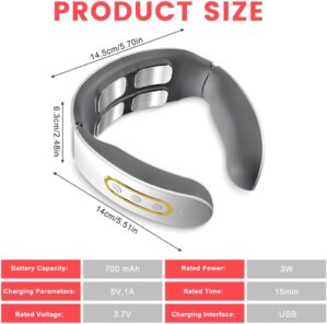 Kabelloses Nackenmassagegerät, tra...