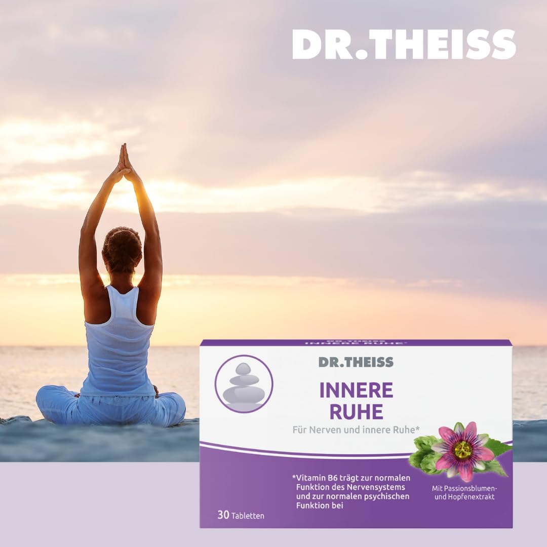 Dr. Theiss Innere Ruhe – bei Stress und Hektik – bei nervöser Unruhe – ohne Gewöhnungseffekt – 30 Tabletten – Bild 2