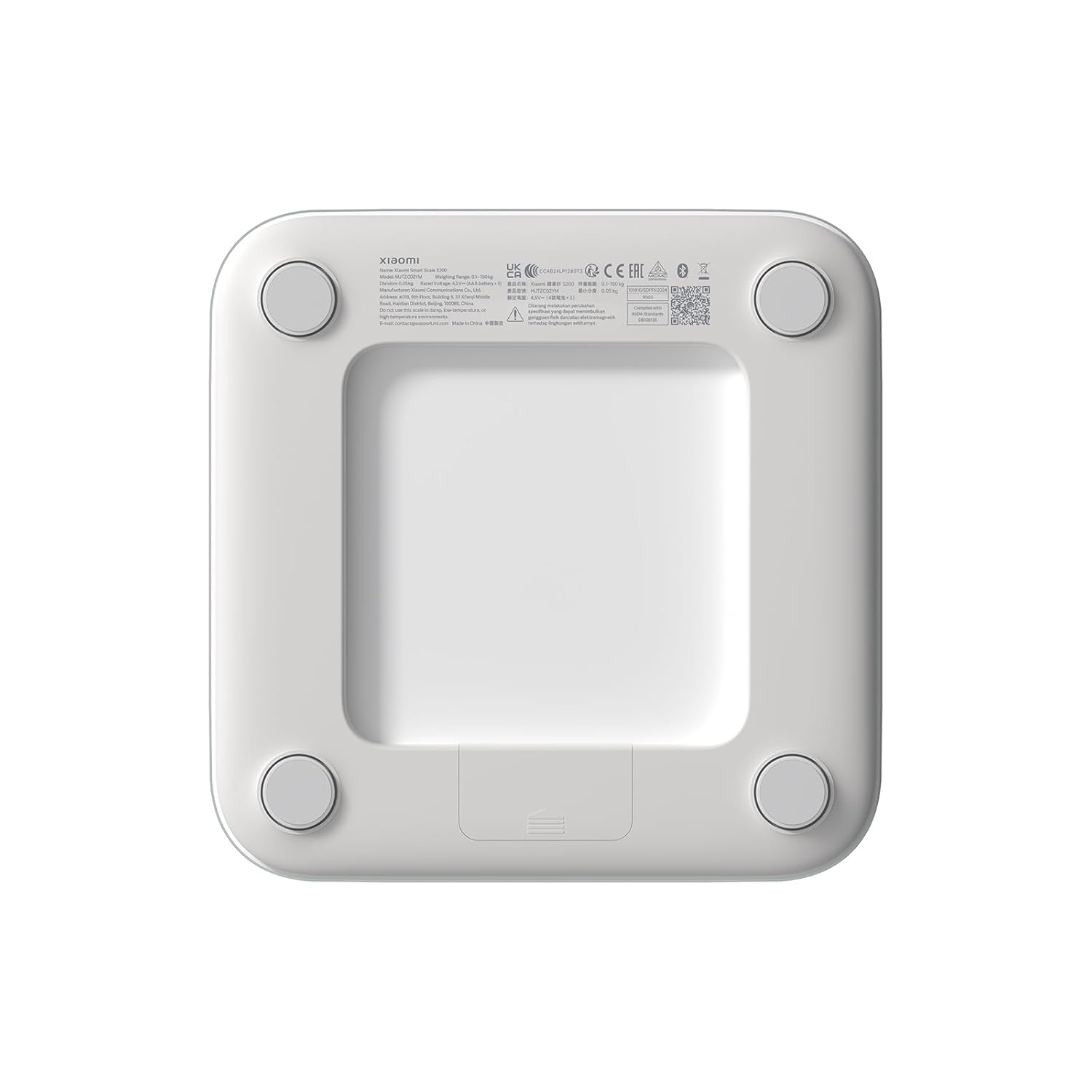 Xiaomi Mi Smart Scale S200 – Präzise Gewichtskontrolle, 4 Körpermetriken, Baby- und Objektmodus, Gleichgewichtstest, App-Verbindung, Mondlichtweiß – Bild 4