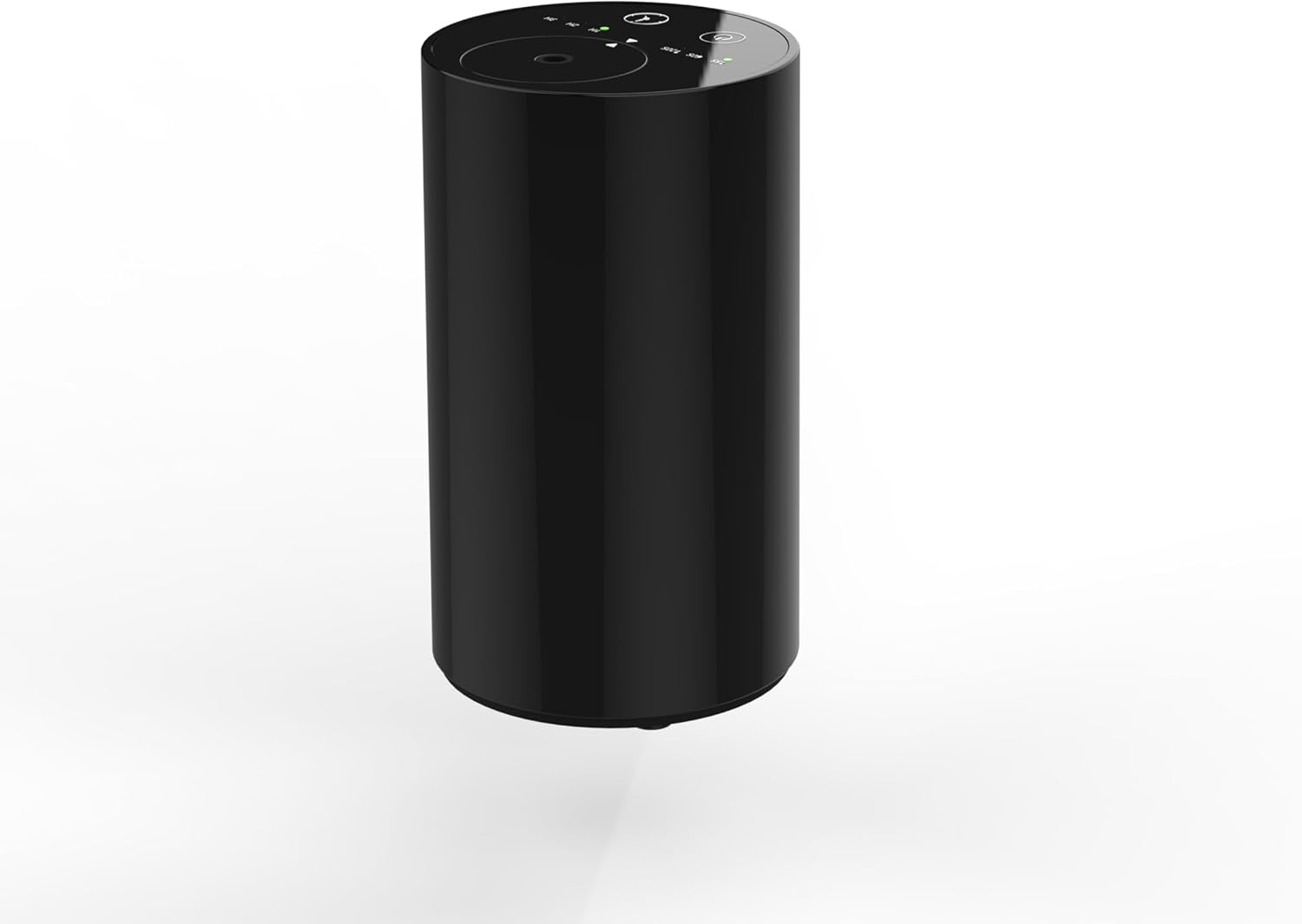 LOXIM wasserloser Aroma-Diffusor kabellos mit ätherischen Pfefferminzölen, Auto-Innenduft mit Batterie, 3 Kaltnebel, 3 Timer 1/2/3 Stunden, Aromatherapie-Diffusor für Büro, Schlafzimmer, Reisen (schwarz) – Bild 4