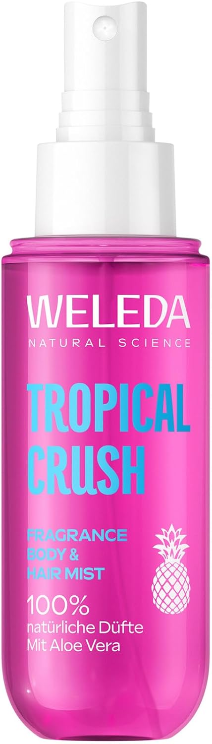 WELEDA Organic Fragrance Body & Hair Mist Tropical Crush – Naturkosmetik Körperspray/Körperspray mit Mango-, Himbeer- & Ananasduft, erfrischt Haut & Haare (vegan, 95 ml) – Bild 8